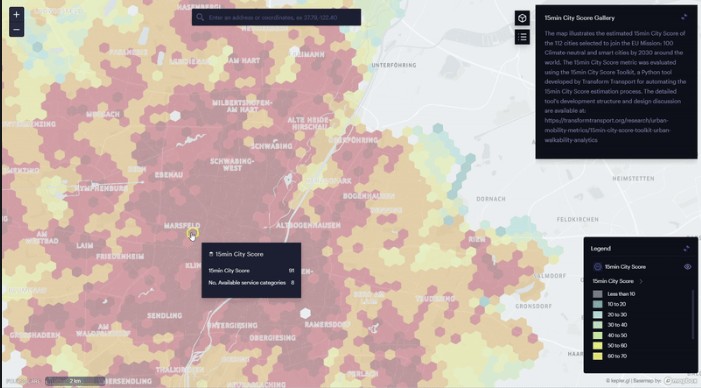 15-Minute City Score Toolkit - Walkability Analytics