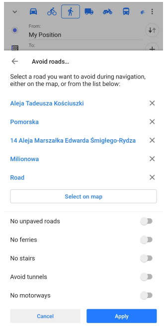 About OsmAnd routing